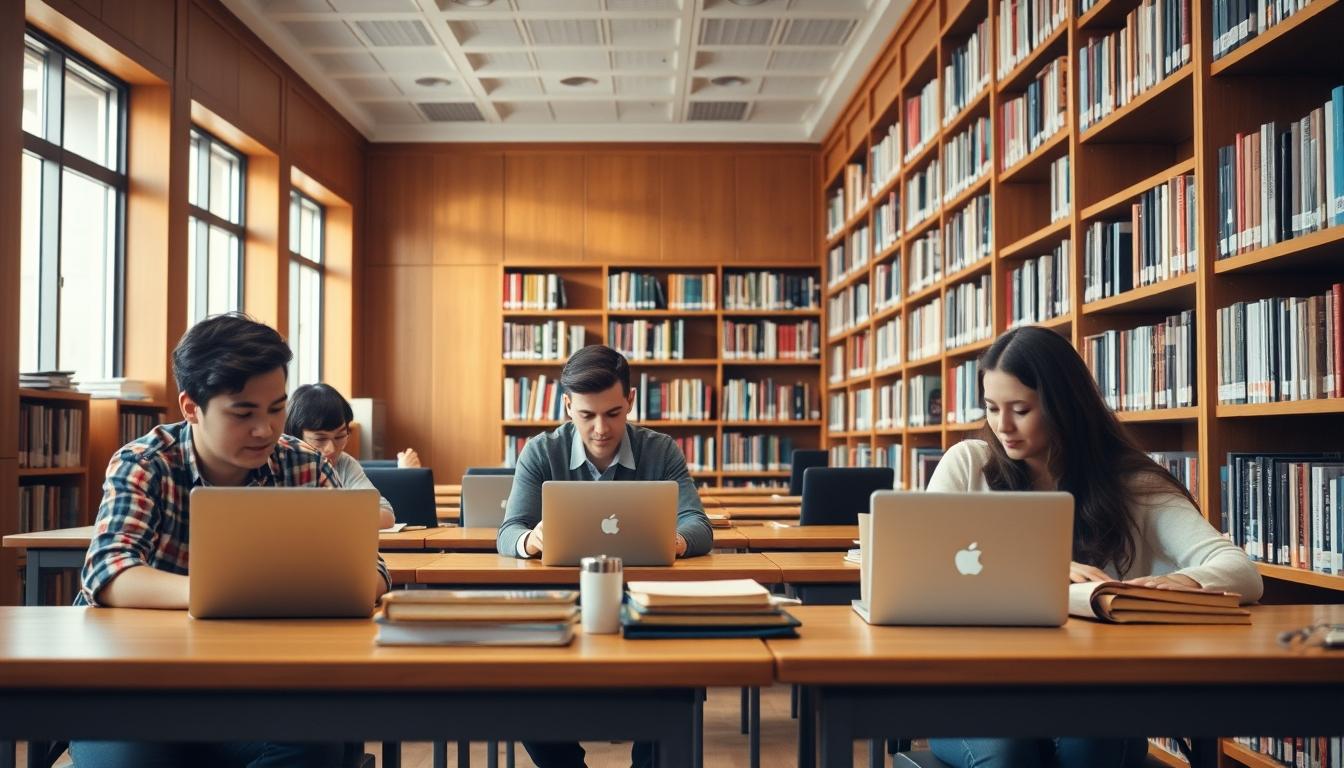 Organized study environment supporting productive learning